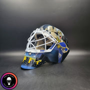Roman Turek Goalie Mask Unsigned St. Louis Iron Maiden Eddie Tribute
