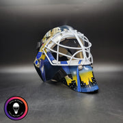 Roman Turek Goalie Mask Unsigned St. Louis Iron Maiden Eddie Tribute