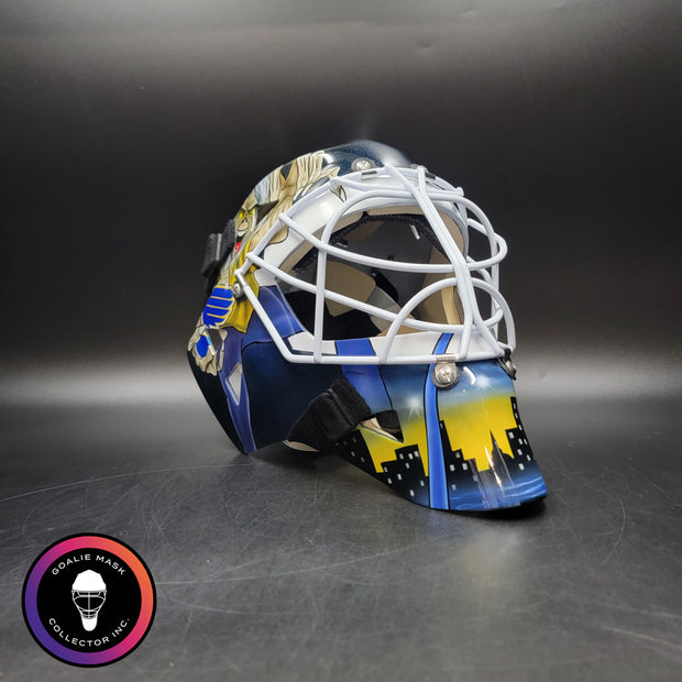 Roman Turek Goalie Mask Unsigned St. Louis Iron Maiden Eddie Tribute