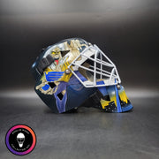 Roman Turek Goalie Mask Unsigned St. Louis Iron Maiden Eddie Tribute