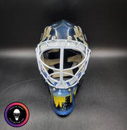 Roman Turek Goalie Mask Unsigned St. Louis Iron Maiden Eddie Tribute