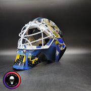 Roman Turek Goalie Mask Unsigned St. Louis Iron Maiden Eddie Tribute