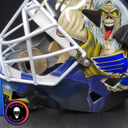 Roman Turek Goalie Mask Unsigned St. Louis Iron Maiden Eddie Tribute