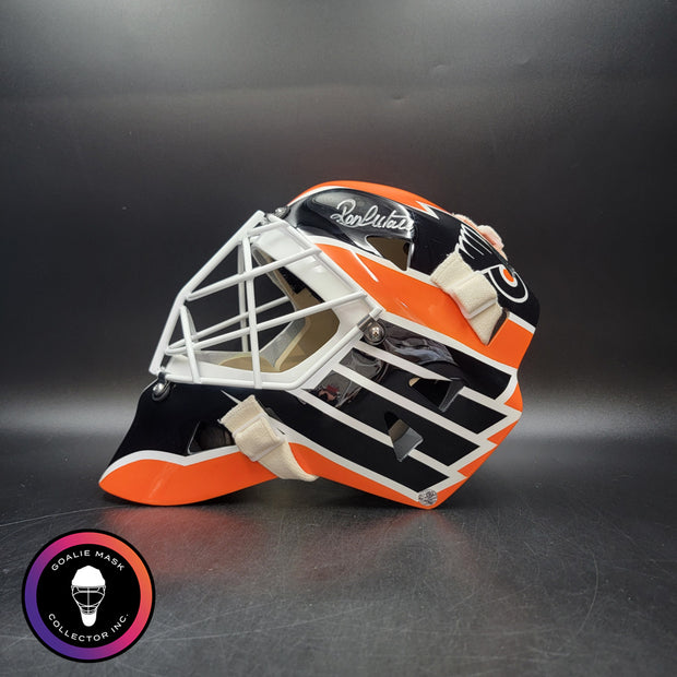 Ron Hextall Signed Goalie Mask Philadelphia DUO MASH-UP Autographed Signature Edition Tribute