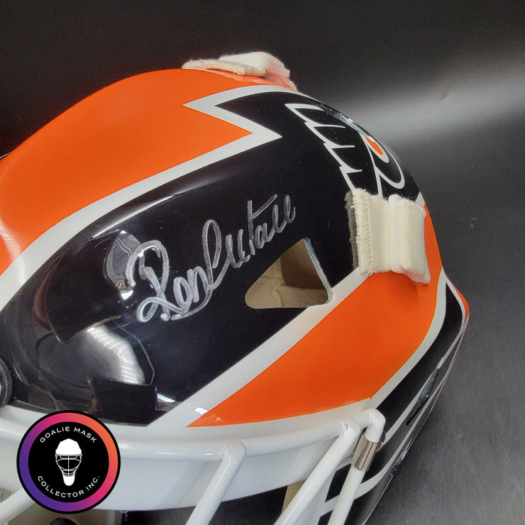 Ron Hextall Signed Goalie Mask Philadelphia DUO MASH-UP Autographed Signature Edition Tribute