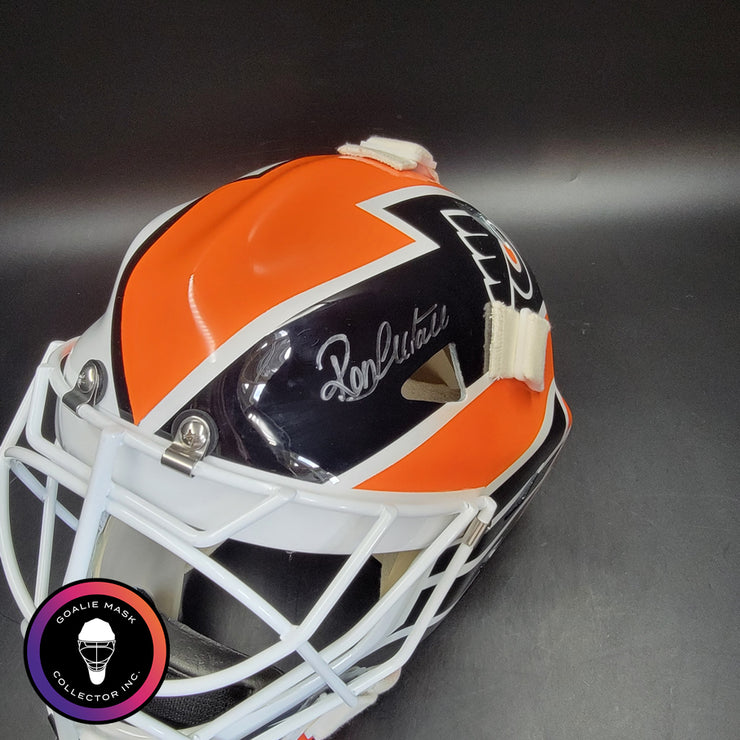 Ron Hextall Signed Goalie Mask Philadelphia DUO MASH-UP Autographed Signature Edition Tribute