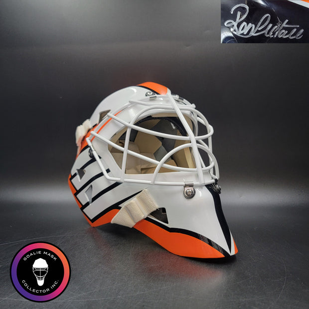Ron Hextall Signed Goalie Mask Philadelphia DUO MASH-UP Autographed Signature Edition Tribute