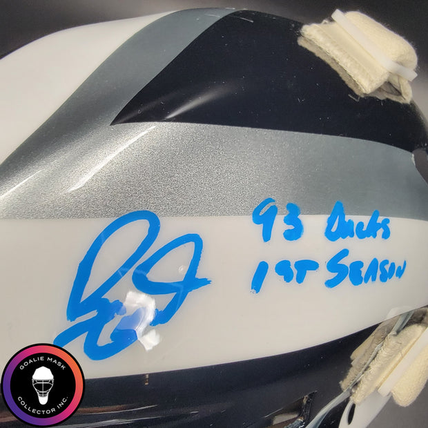 Ron Tugnutt Signed Goalie Mask Anaheim Signature Edition Autographed