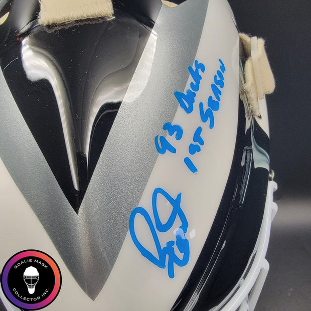 Ron Tugnutt Signed Goalie Mask Anaheim Signature Edition Autographed