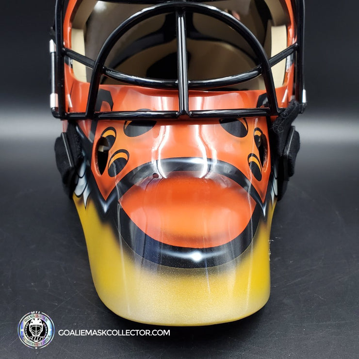 Ryan Miller Signed Goalie Mask Anaheim Orange Signature Edition Tribute