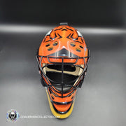 Ryan Miller Signed Goalie Mask Anaheim Orange Signature Edition Tribute