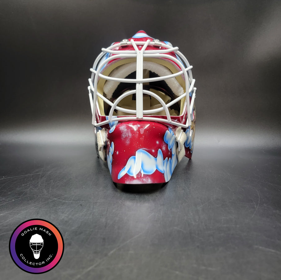 Scott Wedgewood Signed Goalie Mask 2026 Colorado Super Mario