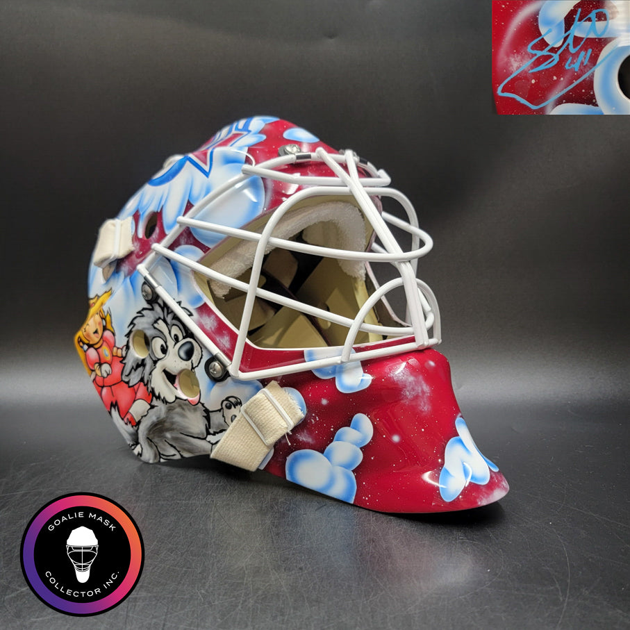 Scott Wedgewood Signed Goalie Mask 2026 Colorado Super Mario Signature Edition Tribute. Goalie Mask Collector.
