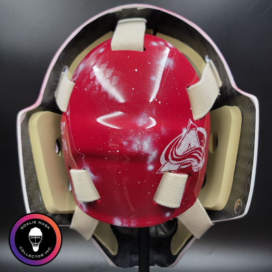 Scott Wedgewood Signed Goalie Mask 2026 Colorado Super Mario