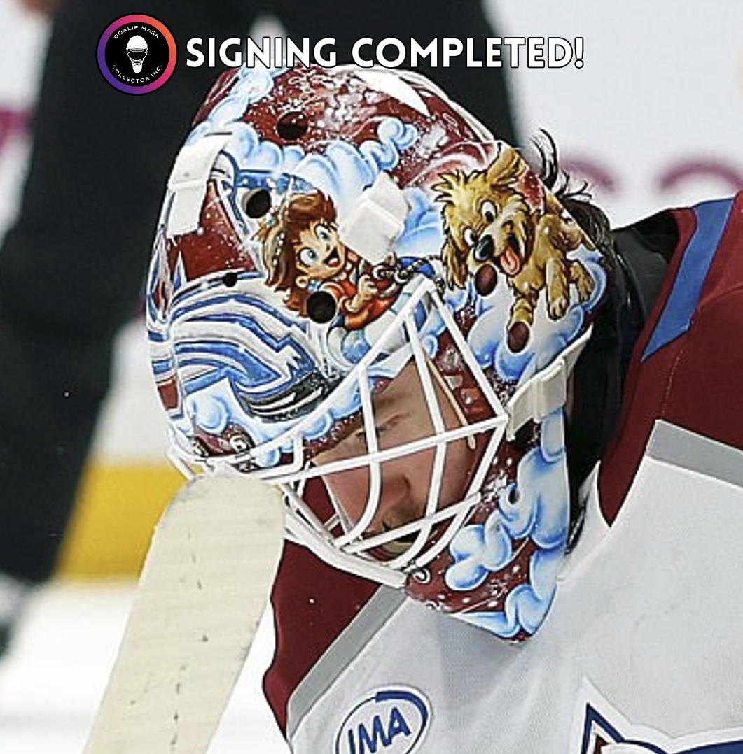 Upcoming Signing: Scott Wedgewood Signed Goalie Mask Tribute Signature Edition Autographed- COMPLETED!