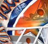 Detail view for Ilya Sorokin Signed Goalie Mask 2023 24 New York Tribute Signature Edition. Goalie Mask Collector.