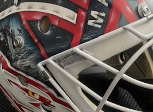 Top Gun Maverick Goalie Mask Unsigned Tribute