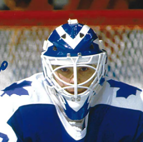 Allen Beester Goalie Mask Unsigned Toronto Tribute