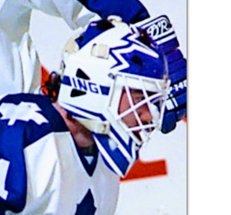 Peter Ing Goalie Mask Unsigned Toronto Tribute