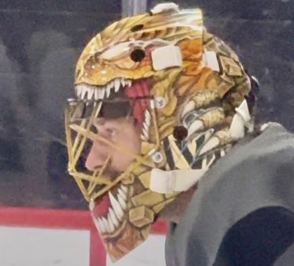 Presale: Adin Hill Goalie Mask Unsigned 2025-25 Las Vegas Tribute