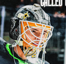 Presale: Jordan Papirny Goalie Mask Unsigned 2025-26 Henderson Silver Knight Las Vegas Tribute