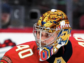Presale: Daniil Tarasov Goalie Mask Unsigned 2026 Florida Tribute