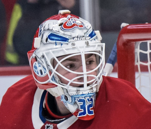 Presale: Jacob Fowler Goalie Mask Unsigned 2026 Montreal Iron Man Tribute