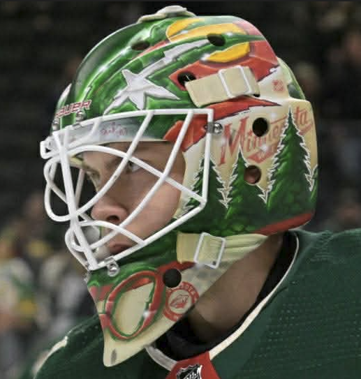 Presale: Jesper Wallstedt Goalie Mask Unsigned 2026 Minnesota V1 Tribute