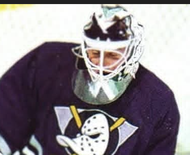 Presale: Ron Tugnutt Goalie Mask Unsigned Anaheim V2 DARK PURPLE Edition Tribute