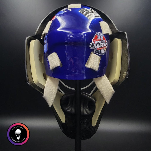 Sergei Bobrovsky Signed Goalie Mask 2025 & 2024 "BACK TO  BACK" Florida Cup Winning Signature Edition Autographed