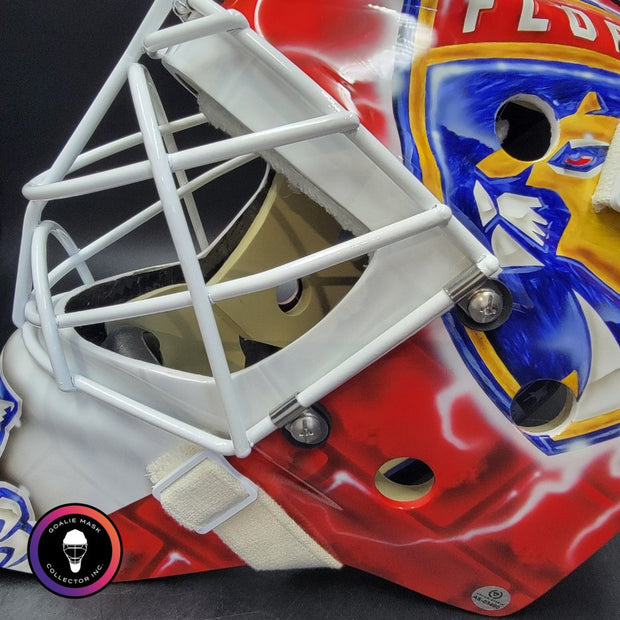 Sergei Bobrovsky Signed Goalie Mask 2025 & 2024 "BACK TO  BACK" Florida Cup Winning Signature Edition Autographed