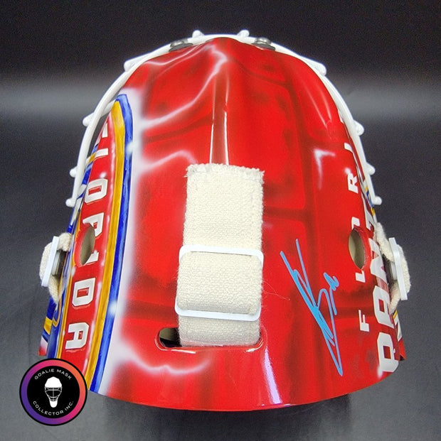 Sergei Bobrovsky Signed Goalie Mask 2025 & 2024 "BACK TO  BACK" Florida Cup Winning Signature Edition Autographed