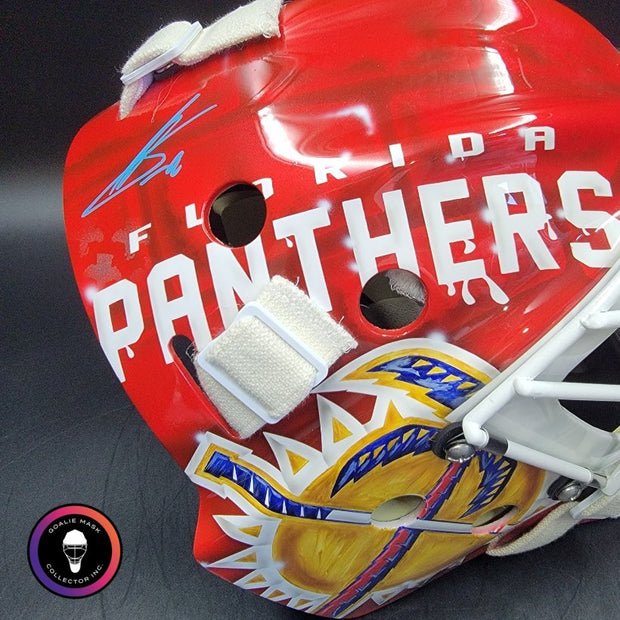Sergei Bobrovsky Signed Goalie Mask 2025 & 2024 "BACK TO  BACK" Florida Cup Winning Signature Edition Autographed