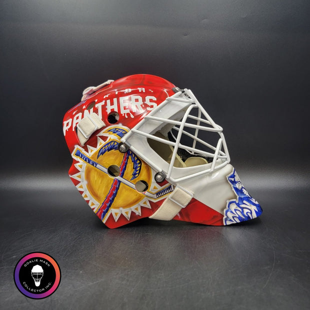 Sergei Bobrovsky Signed Goalie Mask 2025 & 2024 "BACK TO  BACK" Florida Cup Winning Signature Edition Autographed