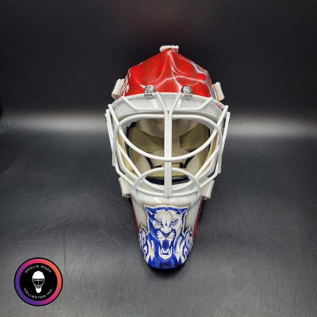 Sergei Bobrovsky Signed Goalie Mask 2025 & 2024 "BACK TO  BACK" Florida Cup Winning Signature Edition Autographed