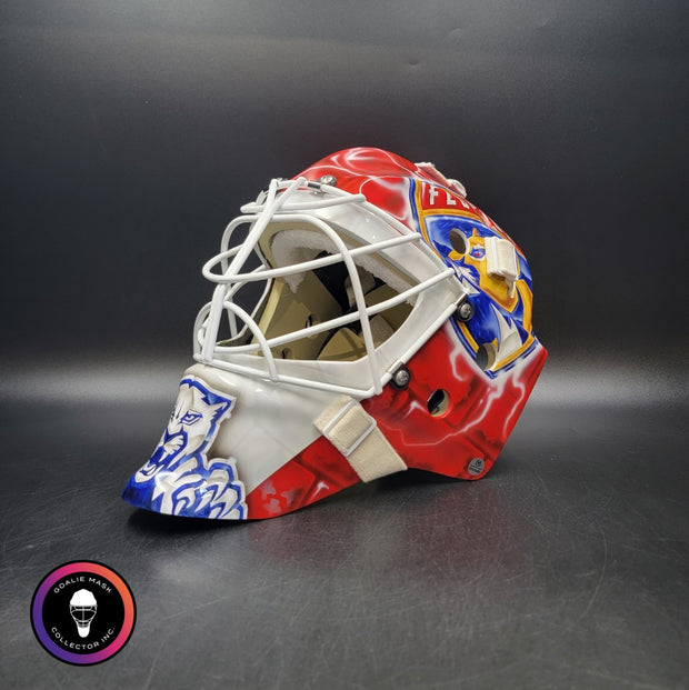 Sergei Bobrovsky Signed Goalie Mask 2025 & 2024 "BACK TO  BACK" Florida Cup Winning Signature Edition Autographed