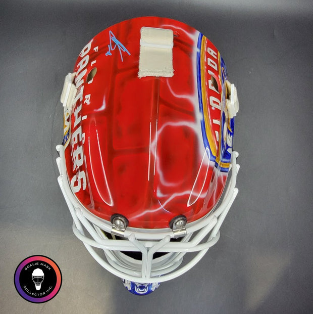 Sergei Bobrovsky Signed Goalie Mask 2025 & 2024 "BACK TO  BACK" Florida Cup Winning Signature Edition Autographed