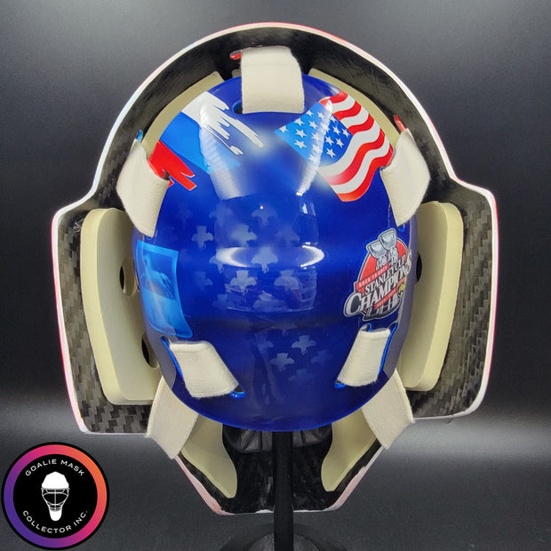 Sergei Bobrovsky Goalie Mask Unsigned 2025 & 2024 "BACK TO BACK" Florida Cup Winning Tribute