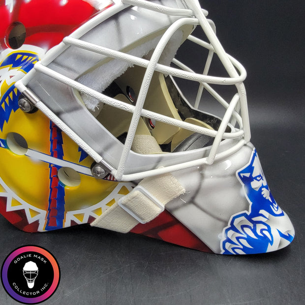 Sergei Bobrovsky Goalie Mask Unsigned 2025 & 2024 "BACK TO BACK" Florida Cup Winning Tribute