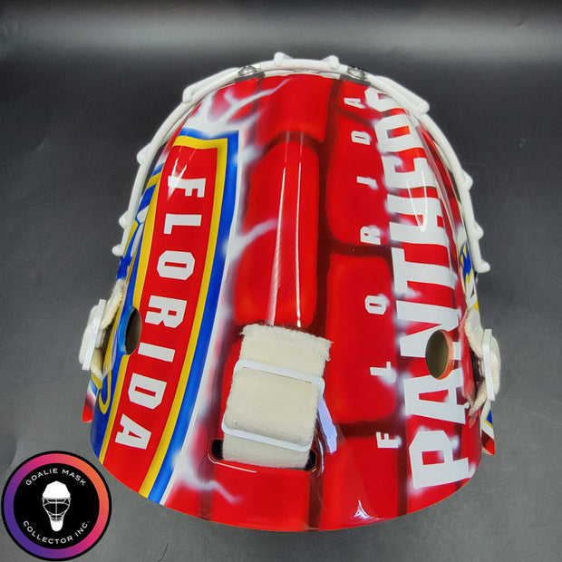 Sergei Bobrovsky Goalie Mask Unsigned 2025 & 2024 "BACK TO BACK" Florida Cup Winning Tribute