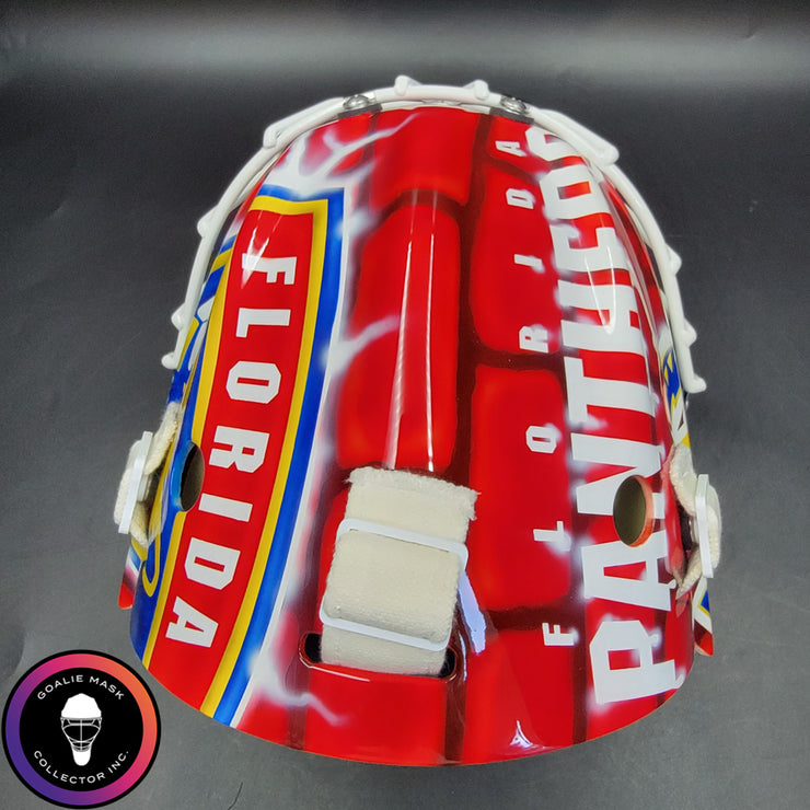 Sergei Bobrovsky Goalie Mask Unsigned 2025 & 2024 "BACK TO BACK" Florida Cup Winning Tribute