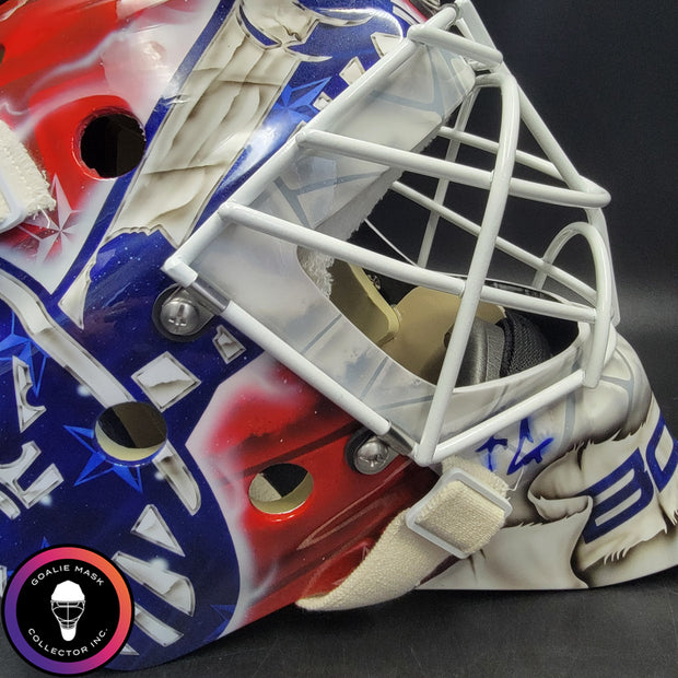 Sergei Bobrovsky Signed Goalie Mask 2016-17 Columbus VEZINA YEAR Signature Edition Autographed