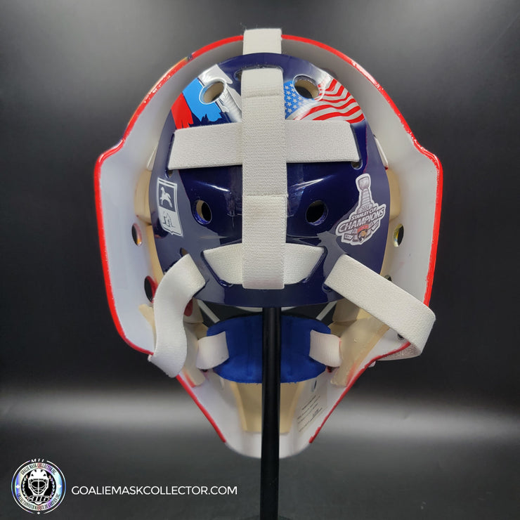 Sergei Bobrovsky Signed Goalie Mask 2024 Florida Cup Winning Signature Edition Autographed