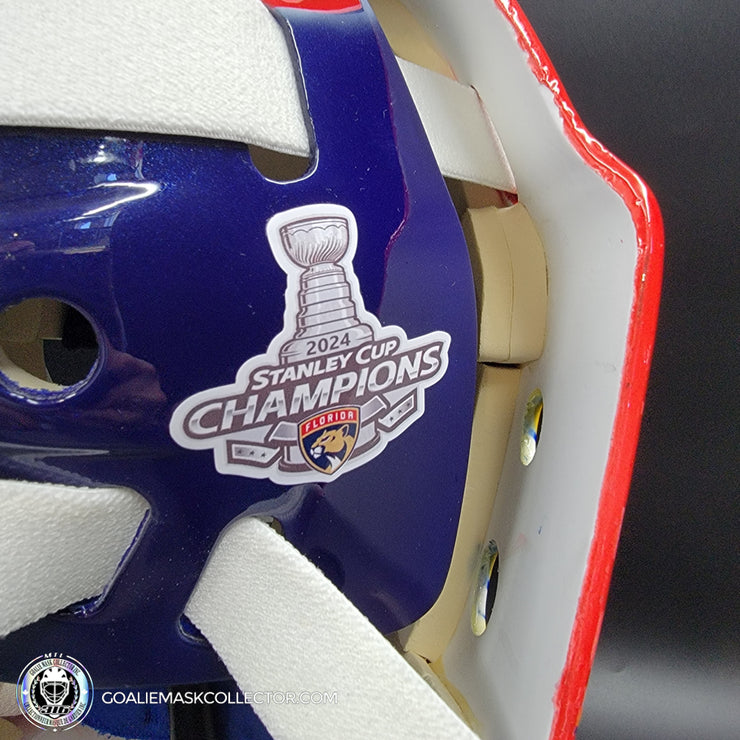 Sergei Bobrovsky Signed Goalie Mask 2024 Florida Cup Winning Signature Edition Autographed