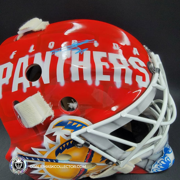 Sergei Bobrovsky Signed Goalie Mask 2024 Florida Cup Winning Signature Edition Autographed