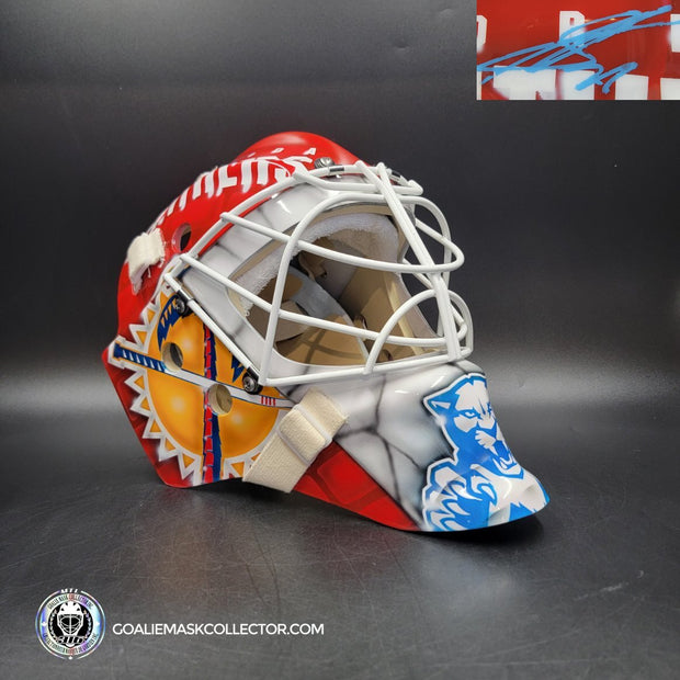 Sergei Bobrovsky Signed Goalie Mask 2024 Florida Cup Winning Signature Edition Autographed