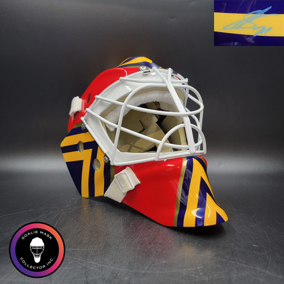 Sergei Bobrovsky Signed Goalie Mask 2026 Winter Classic Florida Signature Edition Autographed