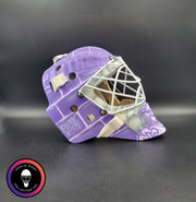 Sergei Bobrovsky Signed Goalie Mask Florida HFC Hockey Fights Cancer Purple Signature Edition Autographed