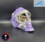 Sergei Bobrovsky Signed Goalie Mask Florida HFC Hockey Fights Cancer Purple Signature Edition Autographed