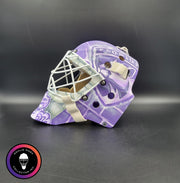 Sergei Bobrovsky Signed Goalie Mask Florida HFC Hockey Fights Cancer Purple Signature Edition Autographed